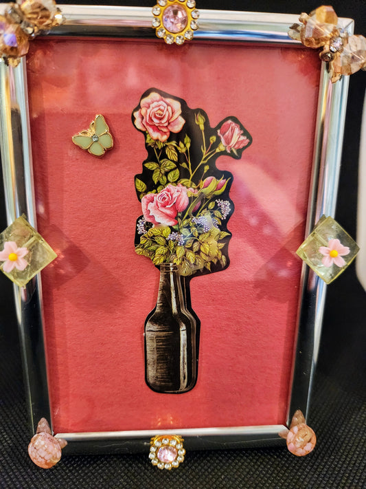 Flowers in a Bottle Picture
